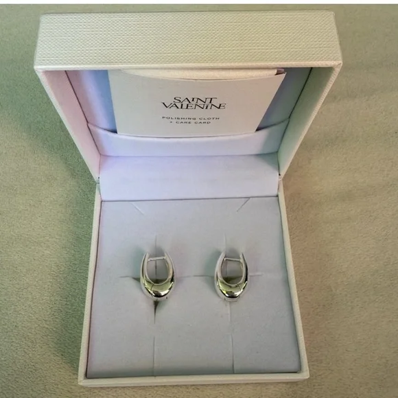 SAINT VALENTINES PAOLO HOOPS in sterling silver - Picture 10 of 13